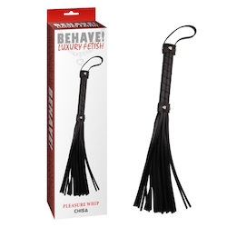 Fetish: 6A - BEHAVE - PLEASURE WHIP 46CM - CN-632115242**