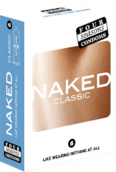 Condoms: 8A - FOUR SEASONS - NAKED 6S - FS-NK-6**