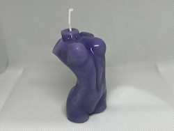 SUE'S CANDLES: SJ - FEMALE FORM CANDLES - ASSORTED COLOURS  -  PACKAGED  - SJ-FF-01**