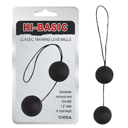 Duo Balls: 9A  - HI BASIC LOVE BALLS - BLACK -  CN-101297182**