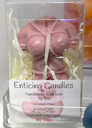 SCENTED ORNAMENTAL CANDLES: SJ - BOUND 2  CANDLE  - ASSORTED COLOURS  -  PACKAGED  - SJ-BD-02**