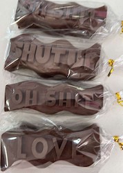 ENTICING CHOCOLATES: SJ - JUST SAY IT CHOCOLATE BARS - SJ-JSI-01**