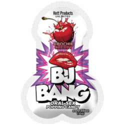 Edible: 2D - BJ BANG - ORAL SEX POPPING CANDY - COOCHIE CHERRY  - HP-3593**