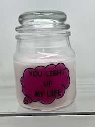 SCENTED ORNAMENTAL CANDLES: SJ - INSIGHTFUL CANDLES - YOU LIGHT UP.... **