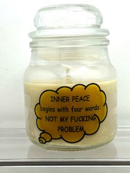 SCENTED ORNAMENTAL CANDLES: SJ - INSIGHTFUL CANDLES -INNER PEACE .. **