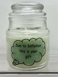 SCENTED ORNAMENTAL CANDLES: SJ - INSIGHTFUL CANDLES -  DUE TO INFLATION.... **