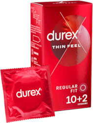 Condoms: 8A - DUREX - THIN FEEL REG FIT - DX-TF-12**